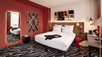 Ropa de cama de alta calidad y minibar