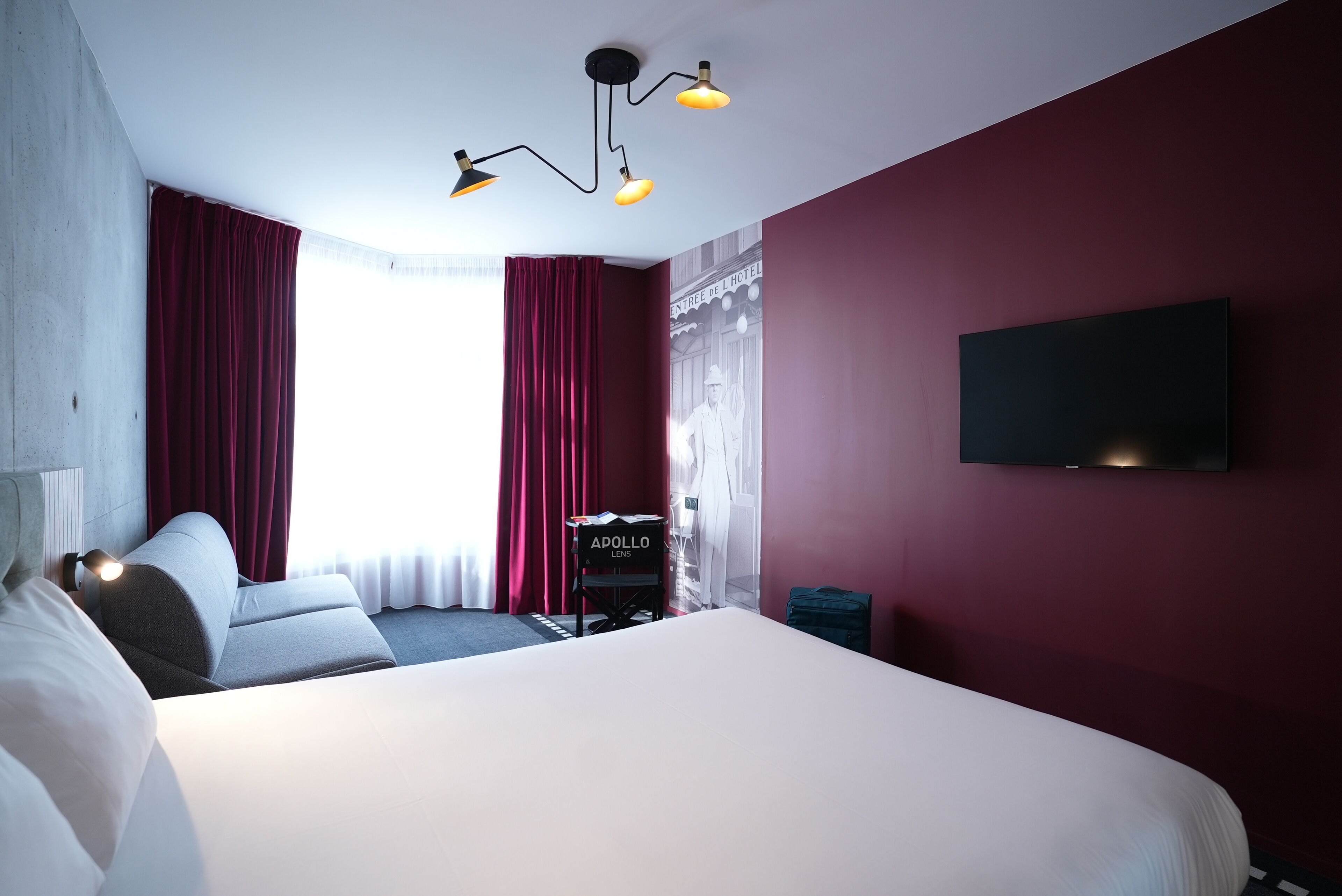 standard double room, 1 double bed with sofa bed | desk, laptop workspace, blackout curtains, soundproofing