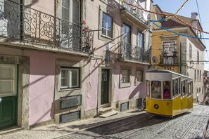 Explore historic streets in a charming city, where traditional and modern architecture blend seamlessly.