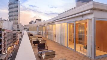 Terrasse sur le toit