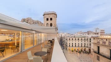 Terrasse sur le toit