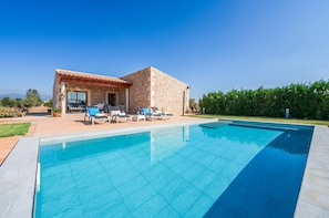 Pool - Finca in Mallorca El Rafal de Son Alberti with pool (Buger)