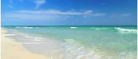 On the beach