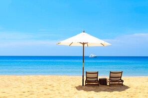 On the beach