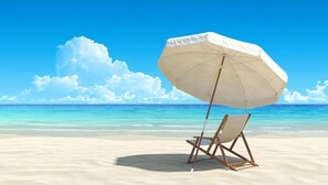 On the beach