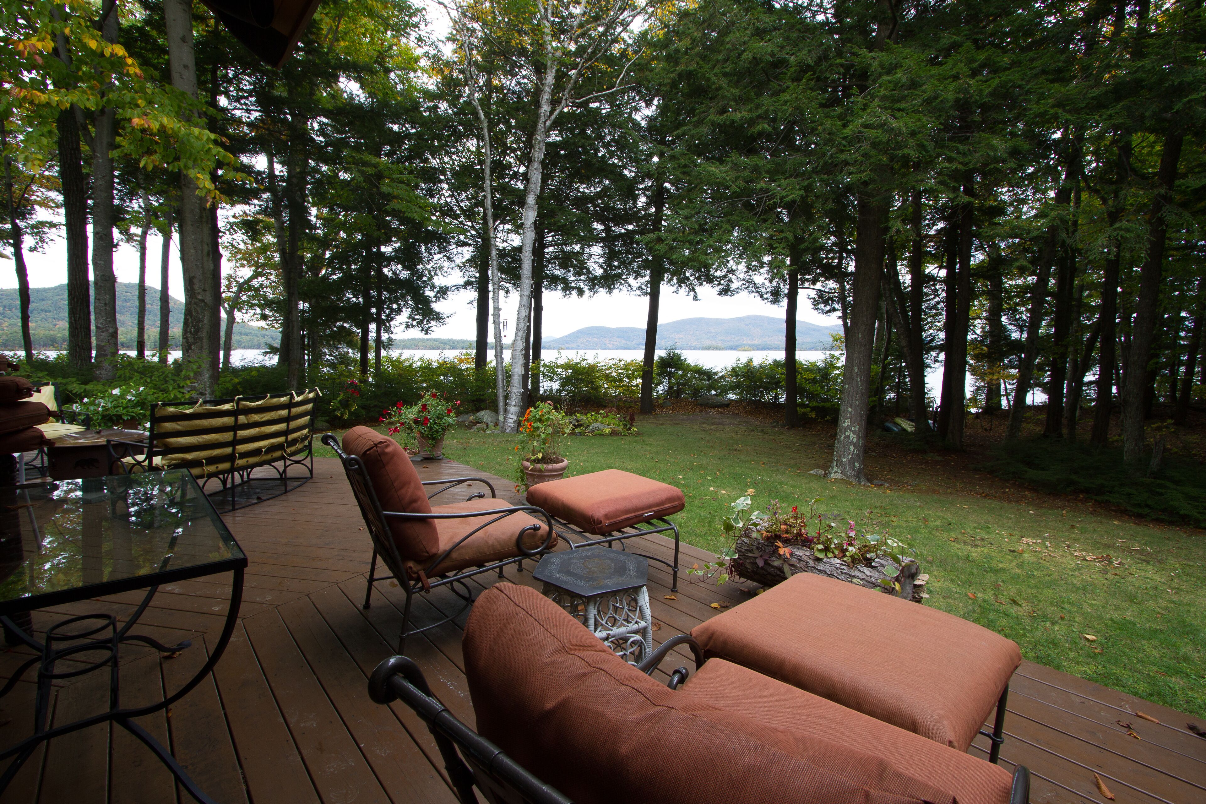 Exclusive Lake Front Home On Scenic Squam Lake with AC and Two Docks