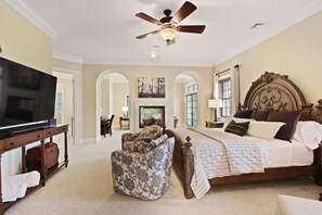 8 bedrooms, premium bedding, desk, iron/ironing board