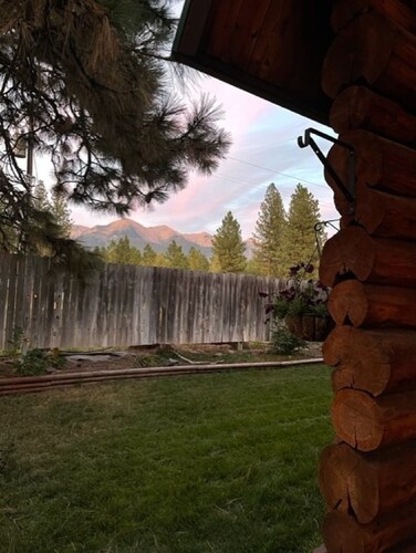 2 Story Log Home, on a Swan River near Mission Mountain Wilderness Views