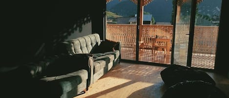 Blick von der Unterkunft