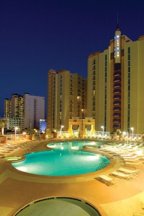 Indoor pool, outdoor pool - Two Bedroom Deluxe, Luxury Condo, North Myrtle Beach, SC (2631024) (Myrtle beach)