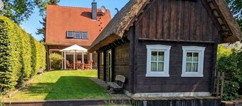 Ferienhaus Fließ Paradies mit privatem Saunahaus | Leipe, Spreewald