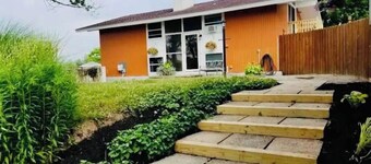 The Orange House with heated pool, Sleeps 8