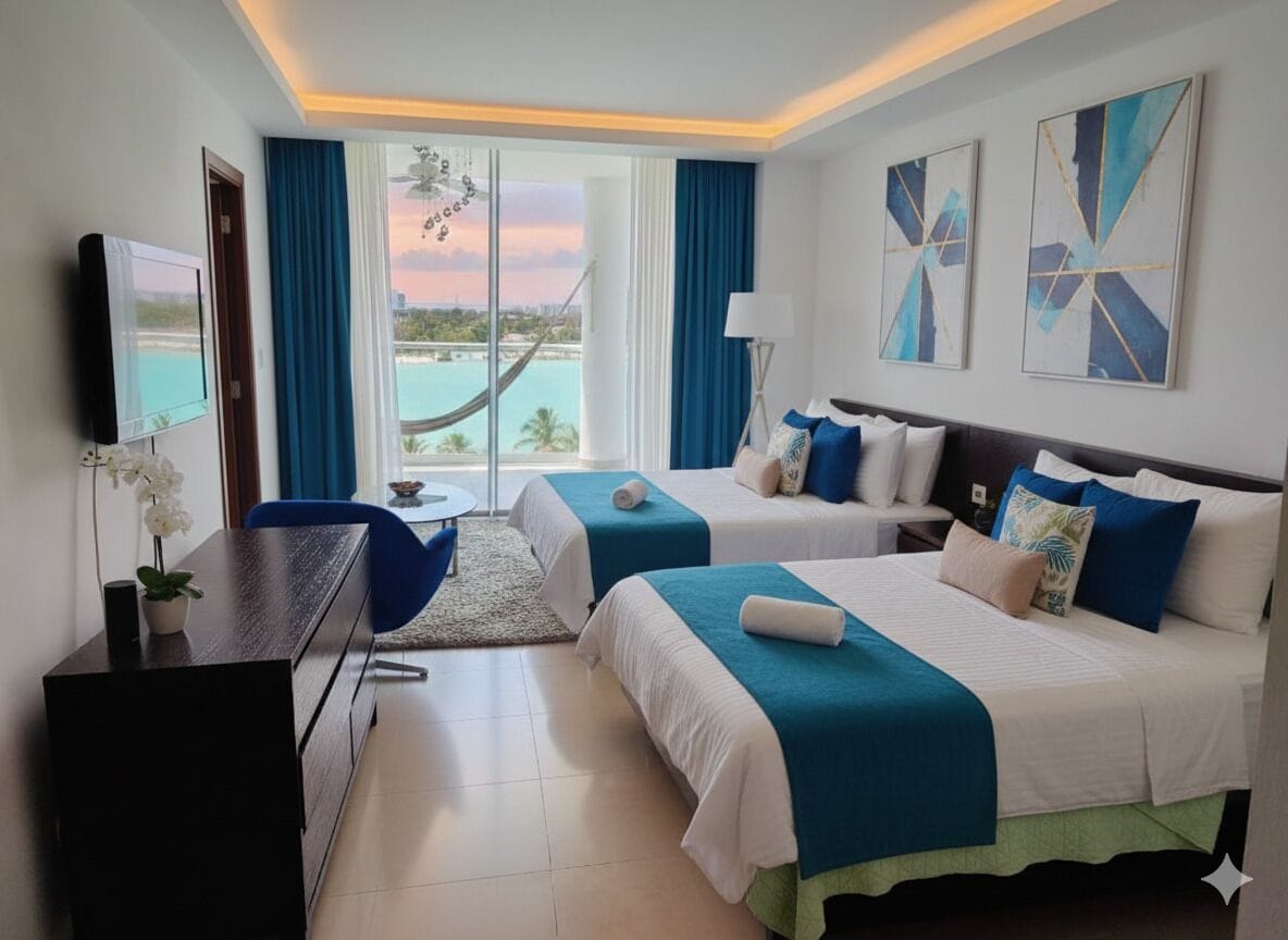 2 Schlafzimmer, Schreibtisch, kostenloses WLAN, Bettwäsche