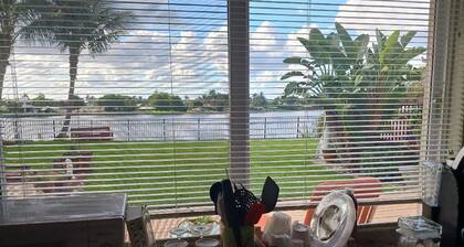 A private waterfront setting, in the middle of 43 acres on Lake Ida