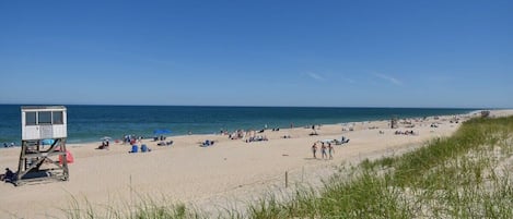 Vlak bij het strand