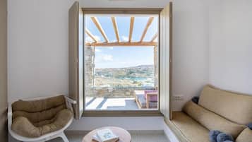 Deluxe Suite, Hot Tub, Sea View (Sofa bed/single use) | Zona de estar