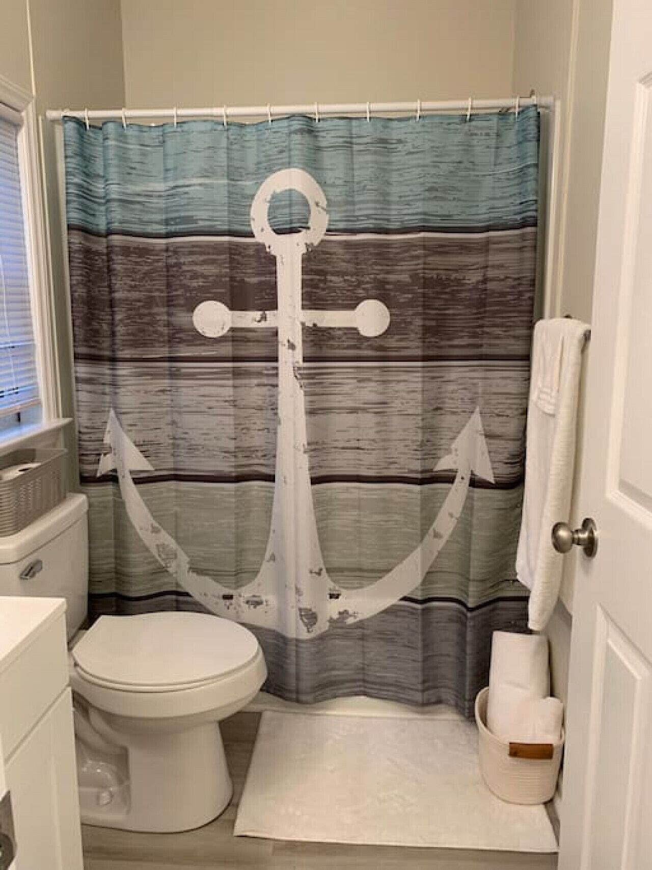 Towels, soap, toilet paper