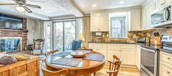Lakefront home near Lake Junaluska with private balcony, lake views, shared pool