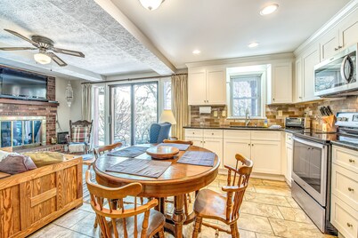 Lakefront home near Lake Junaluska with private balcony, lake views, shared pool