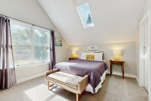 3 bedrooms, iron/ironing board, travel cot, WiFi