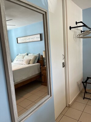 2 bedrooms, iron/ironing board, travel crib, free WiFi