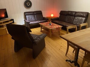 TV, fireplace, DVD player