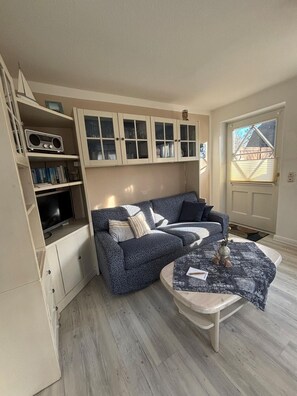 TV, DVD player, stereo
