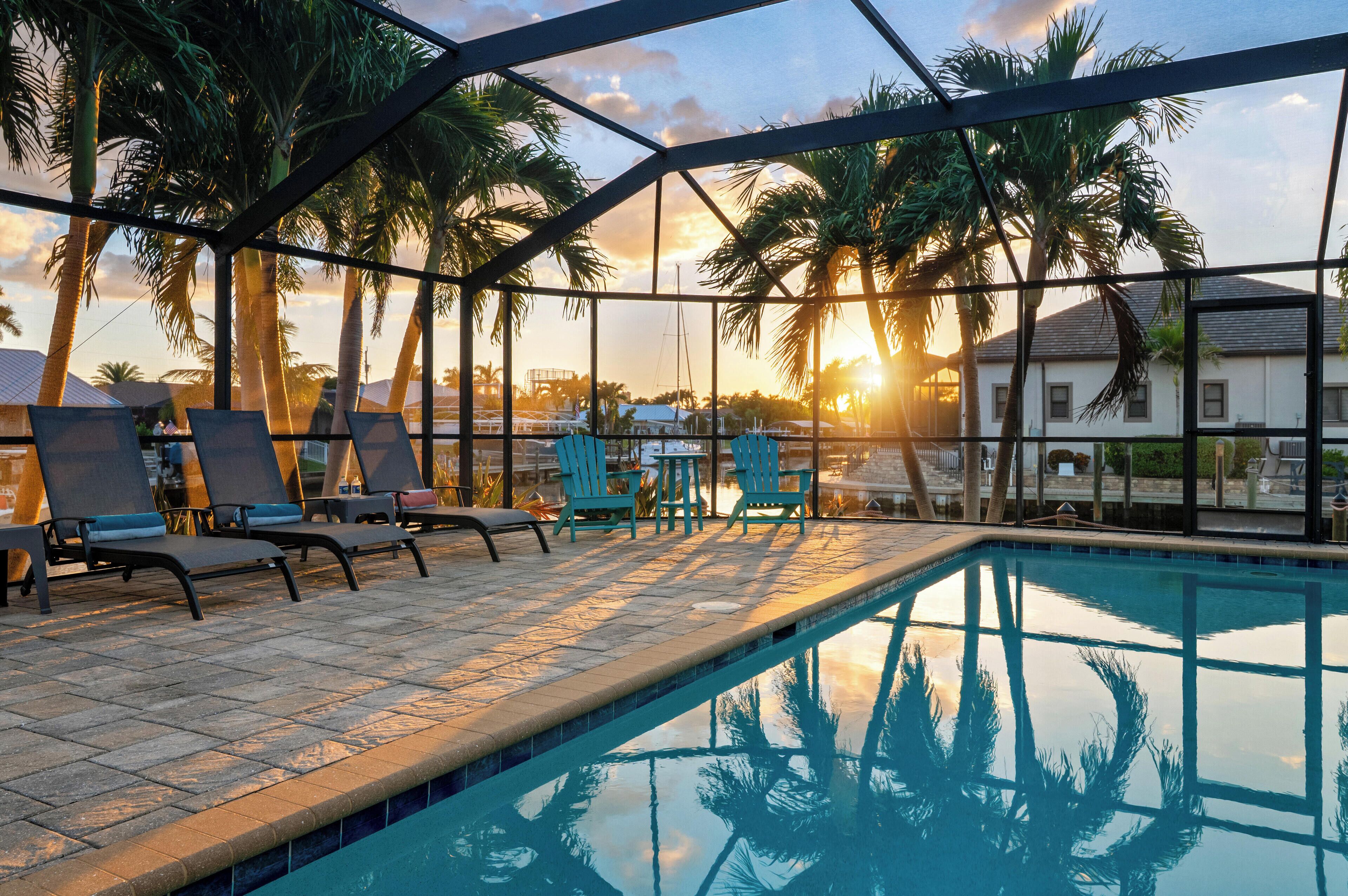 حمّام سباحة خارجي، حمّام سباحة مُدفَّأ