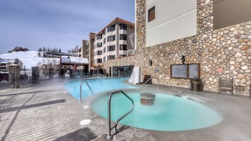 Indoor pool, a heated pool