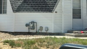 A house with a steeply pitched roof, skylights, and a chimney. - THUNDERDOME (awesome Dome House) Unique home with Beautiful views/Comfy and Cozy (Erie)