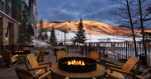 Terrace/patio - Marriott’s MountainSide, available Jan 3rd -10th, 2 bedroom , sleeps 8   (Park City)