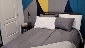 1 makuuhuone, ilmainen Wi-Fi, vuodevaatteet