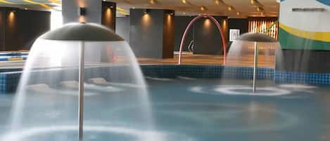 Indoor pool, outdoor pool