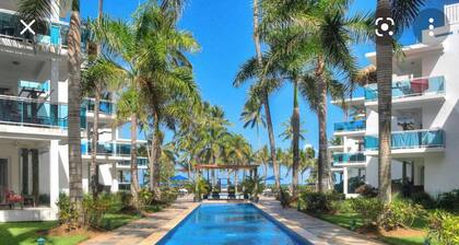 Beautiful two bedrooms beachfront apartment