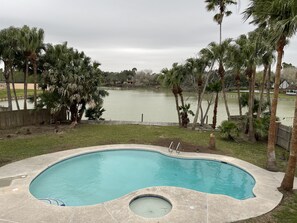 Outdoor pool - Breathtaking, Lakefront, Pool, Private, big group, birds viewing (Harlingen)