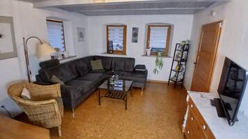 Télévision, cheminée