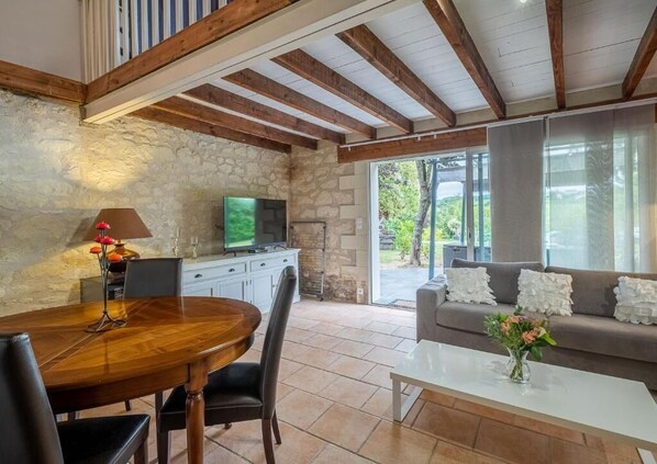 Flat-screen TV - Manoir des Bertinières (Cravant-les-Coteaux)