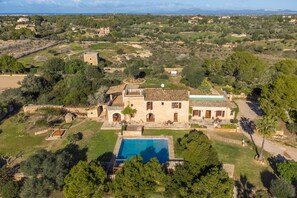 Exterior - Finca Es Turo de ses Illes with Pool, Wi-Fi, Terraces & Garden (Ses Salines)