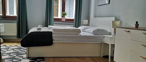 5 bedrooms, iron/ironing board, travel cot, free WiFi