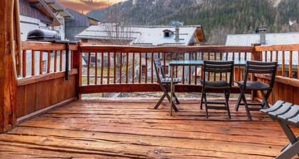 Chalet, remise en forme, sauna, balcon, cheminĂ©e ou poĂȘle Ă bois, parking, tĂ©lĂ©vision, 125mÂČ