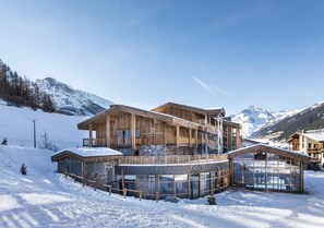 Exterior - Wifi, 150m from resort center, fitness, swimming pool, sauna, hammam, balcony, fireplace or stove (Val Cenis)