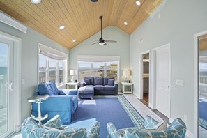 TV - Cape Lafayette: Charming North Cape Beachfront Home- Sleeps 12 (Cape San Blas)