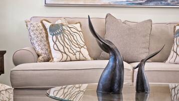 Smart TV, foosball, table tennis, books