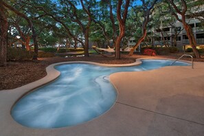 Indoor pool, outdoor pool