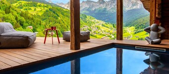 Chalet Happyview - séjour de luxe pour 23, piscine et sauna - OVO Network