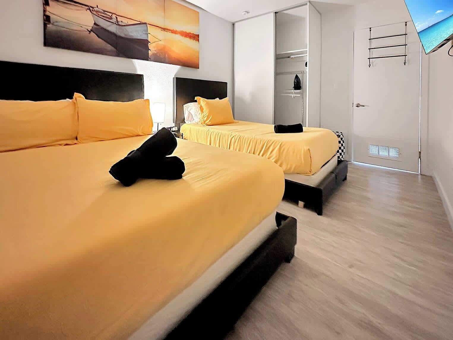 4 quartos, ferros/tábuas de passar roupa, berço de viagem, Wi-Fi