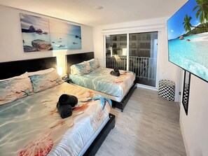 4 bedrooms, iron/ironing board, travel crib, WiFi