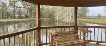 Guesthouse with Pool & Pond on a Farm