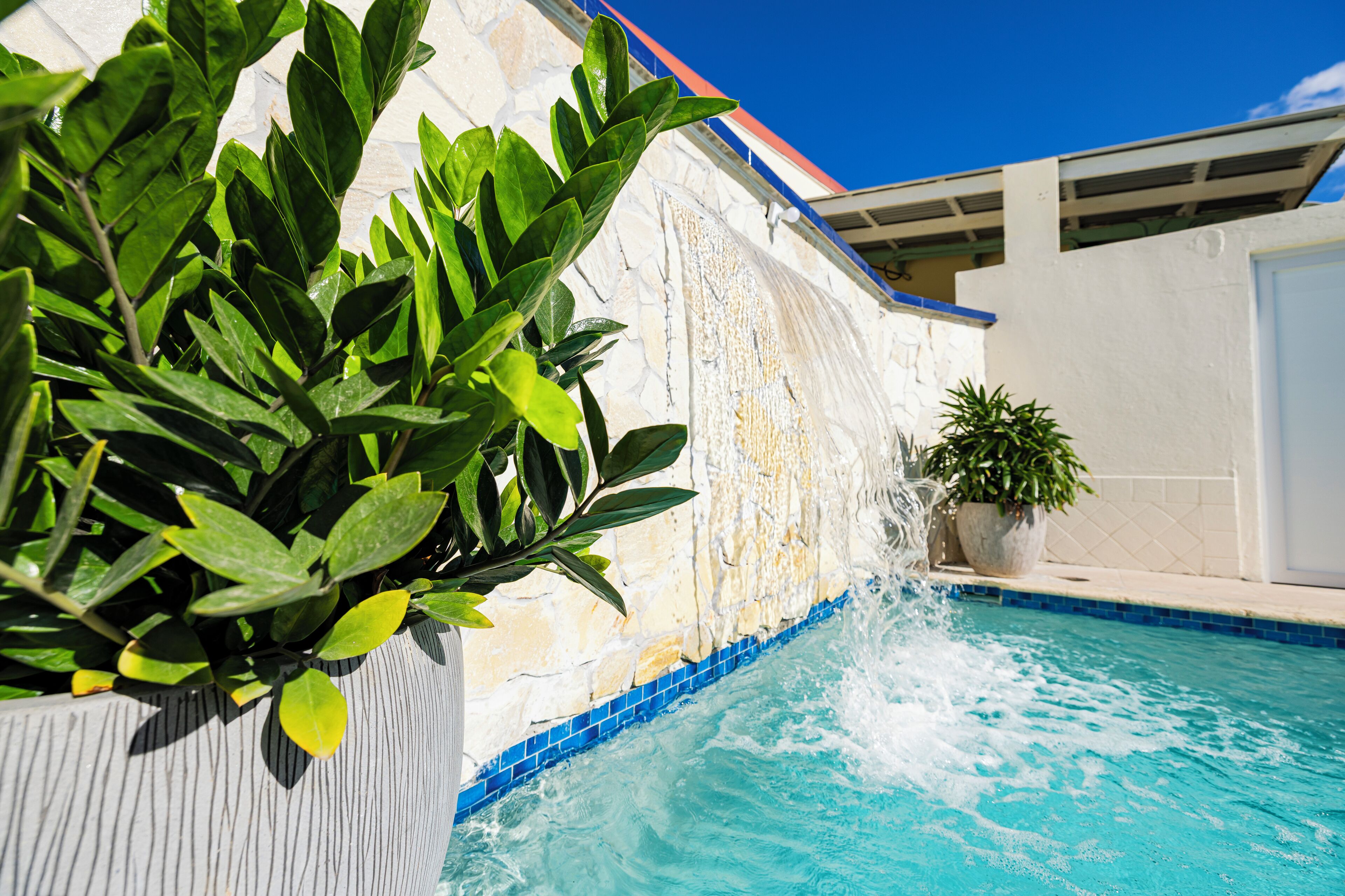 Alberca al aire libre 