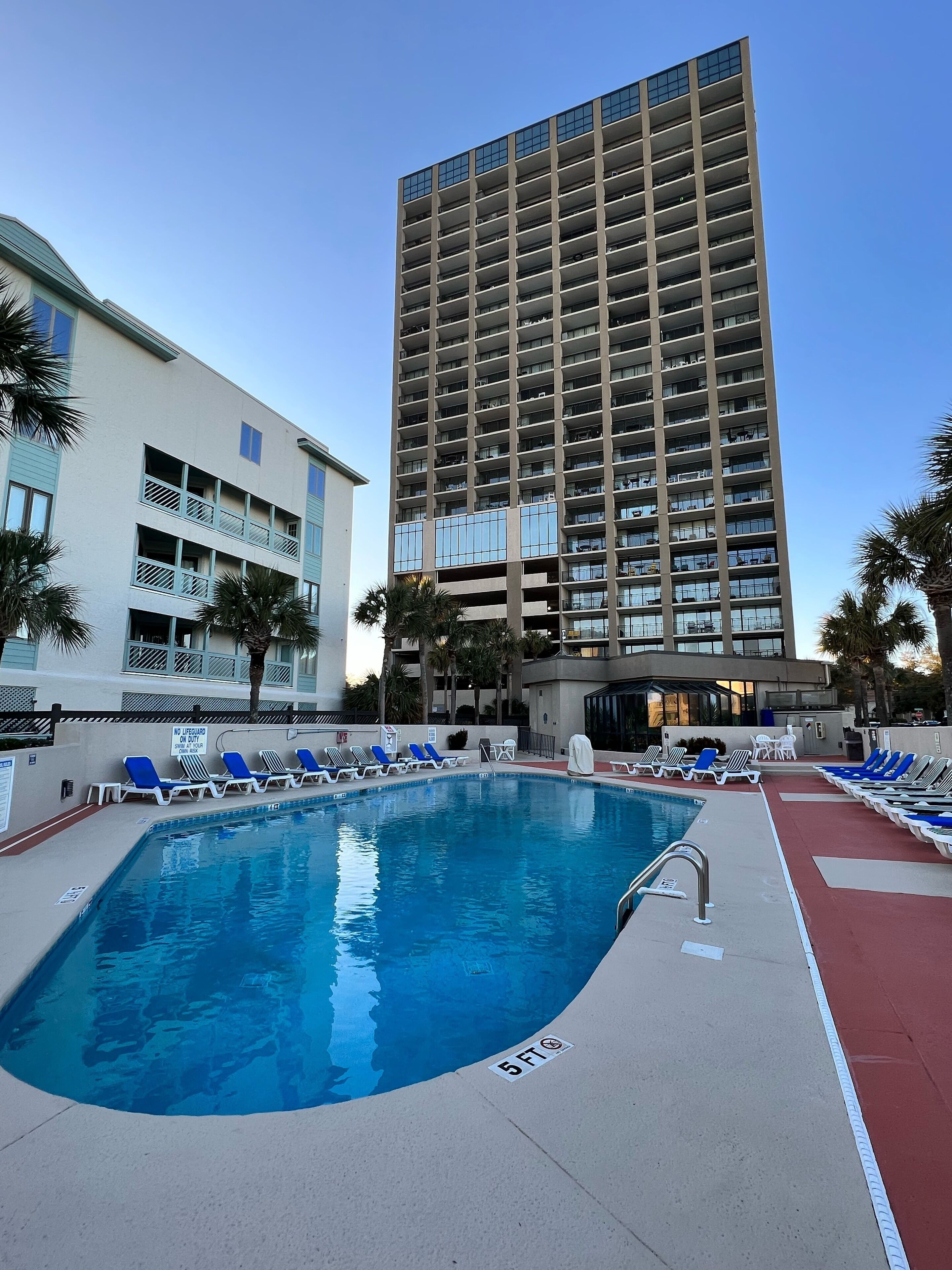 Indoor pool, outdoor pool